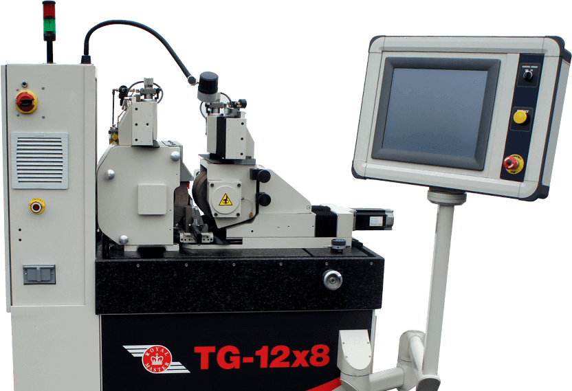 TG12x8 HiAccuracy Centerless Grinding System Royal Master Grinders
